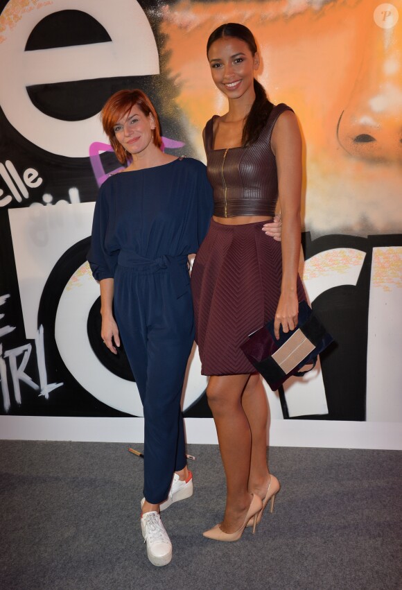 Fauve Hautot et Flora Coquerel - Soirée de lancement de la chaîne "ELLE Girl". Paris, le 6 octobre 2016. © Veeren/Bestimage