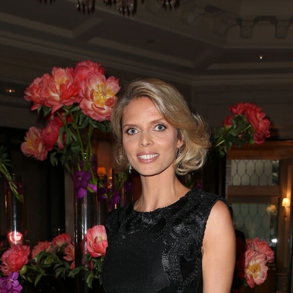 Exclusif - Sylvie Tellier lors de la 7ème édition du dîner du Global Gift Gala organisé au Four Seasons Hôtel George V à Paris, le 9 mai 2016