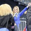 Ludivine Payet et Sephora la compagne de Kingsley Coman, au match de qualification pour la Coupe du Monde 2018, "France-Bulgarie" au Stade de France au Saint-Denis, le 7 octobre 2016