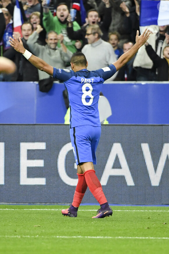 Dimitri Payet lors du match de qualification pour la Coupe du Monde 2018, "France-Bulgarie" au Stade de France au Saint-Denis, le 7 octobre 2016