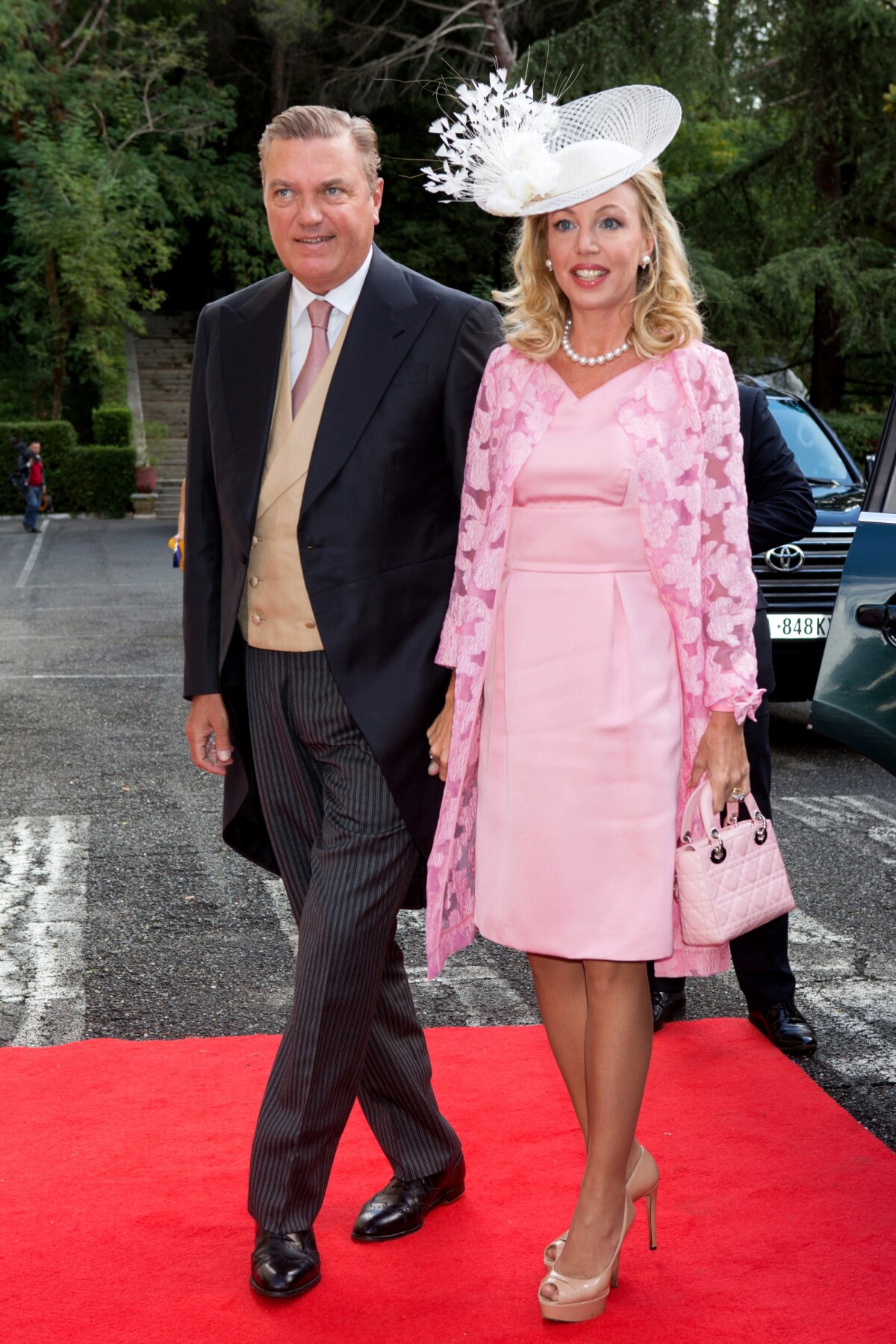 Photo La Princesse Camilla De Bourbon Deux Siciles Duchesse De Castro Et Le Prince Carlo De 