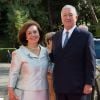 La princesse Katherine et le prince Alexander de Yougoslavie au mariage du prince Leka II d'Albanie et d'Elia Zaharia à Tirana (Albanie), le 8 octobre 2016