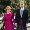 La princesse Margareta et le prince de Roumanie Radu au mariage du prince Leka II d'Albanie et d'Elia Zaharia à Tirana (Albanie), le 8 octobre 2016