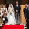 Le mariage du prince Leka II d'Albanie et d'Elia Zaharia à Tirana (Albanie), le 8 octobre 2016
