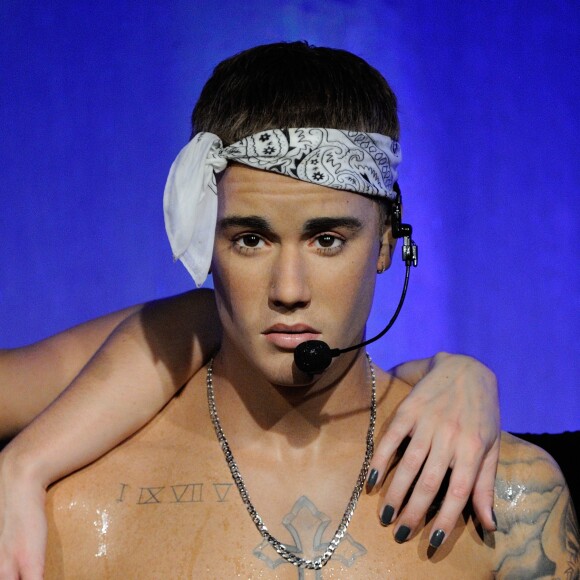 Justin Bieber - Statue de cire chez Madame Tussauds à Londres, le 9 octobre 2016