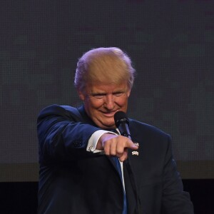 Meeting de Donald Trump au James L. Knight Center à Miami le 16 septembre 2016.