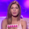 "Secret Story 10", sur NT1. Le 23 septembre 2016. Ici sarah.