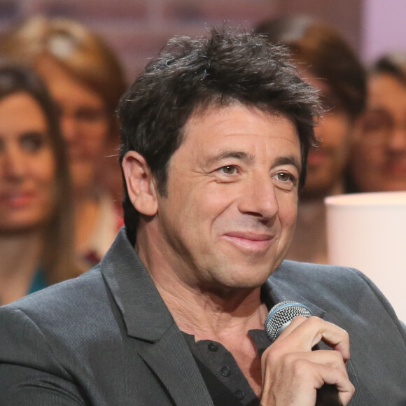 Patrick Bruel lors de l'enregistrement de l'émission "Du côté de chez Dave" à Paris, diffusée le 28 février 2016 sur France 3.