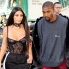 Kim Kardashian et Kanye West à Paris le 29 septembre 2016.