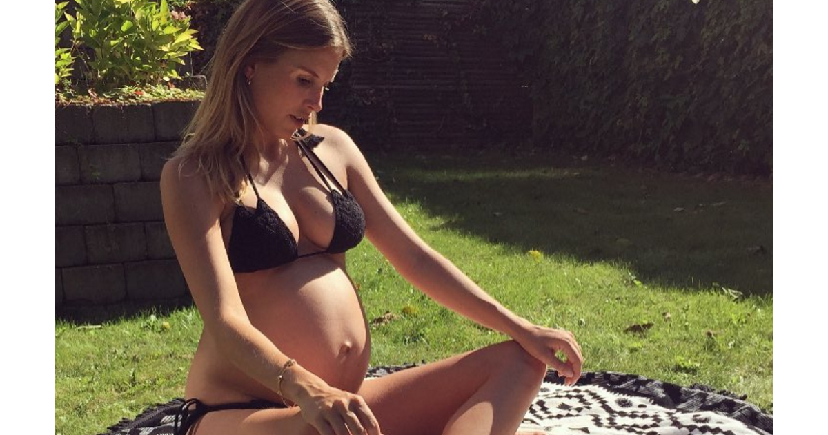PHOTOS - Marie-Louise Schwartz Petersen, enceinte de Lukas Graham, à Copeng...