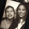 Marie-Louise Schwartz Petersen publie un vieux photomaton de Lukas Graham et elle, sur Instagram, mai 2016.