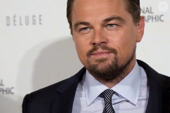Leonardo DiCaprio - Avant première du documentaire "Before the flood" au théâtre du Châtelet à Paris le 17 octobre 2016. © Cyril Moreau/Bestimage