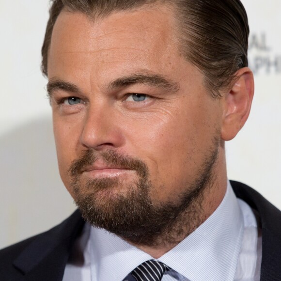 Leonardo DiCaprio - Avant première du documentaire "Before the flood" au théâtre du Châtelet à Paris le 17 octobre 2016. © Cyril Moreau/Bestimage