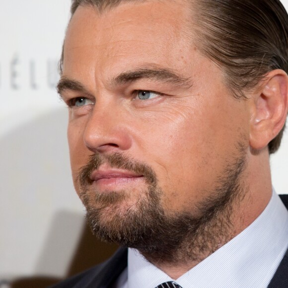 Leonardo DiCaprio - Avant première du documentaire "Before the flood" au théâtre du Châtelet à Paris le 17 octobre 2016. © Cyril Moreau/Bestimage