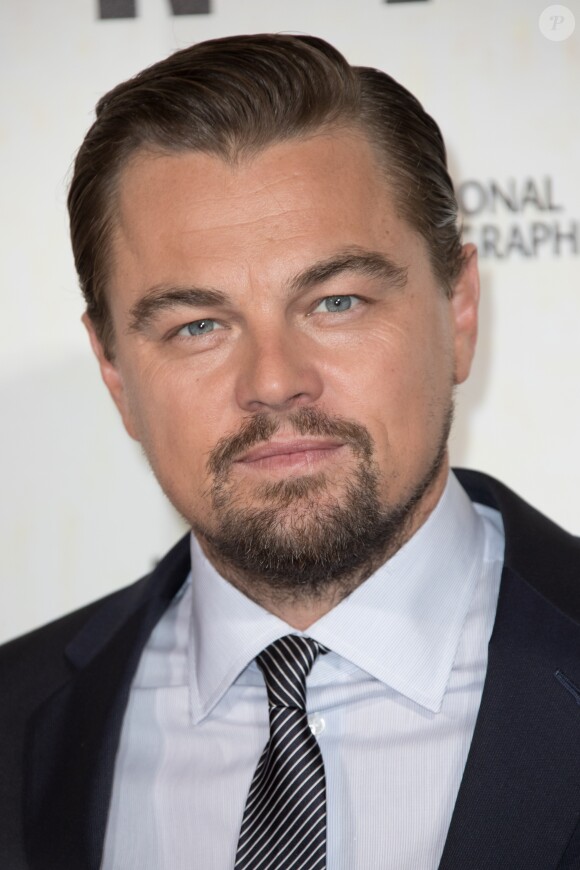 Leonardo DiCaprio - Avant première du documentaire "Before the flood" au théâtre du Châtelet à Paris le 17 octobre 2016. © Cyril Moreau/Bestimage