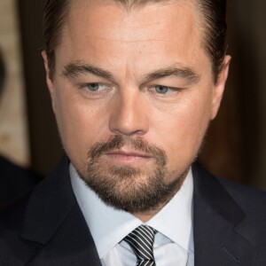 Leonardo DiCaprio - Avant première du documentaire "Before the flood" au théâtre du Châtelet à Paris le 17 octobre 2016. © Cyril Moreau/Bestimage
