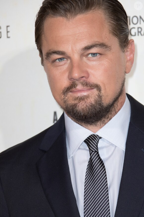 Leonardo DiCaprio - Avant première du documentaire "Before the flood" au théâtre du Châtelet à Paris le 17 octobre 2016. © Cyril Moreau/Bestimage