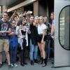 Lady Gaga pose pour ses fans à New York le 16 Novembre 2016.