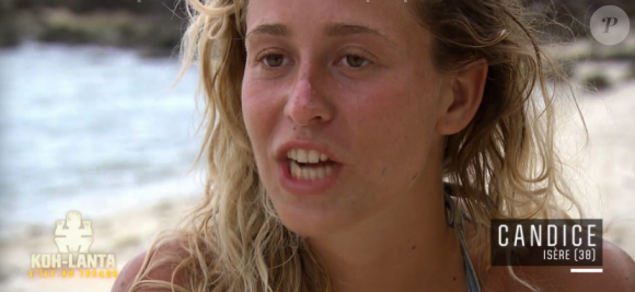 Candice gagne l'épreuve d'immunité - "Koh-Lanta, L'île au trésor", le 21 octobre 2016 sur TF1.