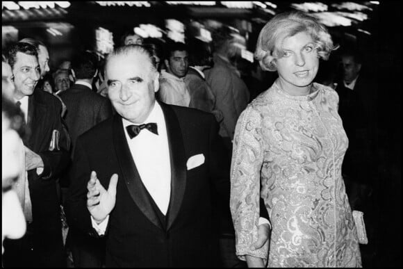 Georges et Claude Pompidou, image d'archives