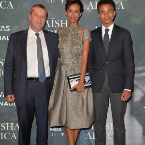 Exclusif - Bernard Dulon et son fils Charles avec Sonia Rolland - Soirée des 15 ans de l'association "Maïsha Africa" de Sonia Rolland au Pavillon Cambon à Paris le 19 septembre 2016. © Veeren-Moreau/Bestimage