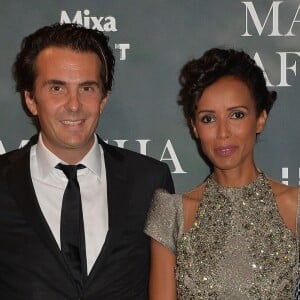 Exclusif - Yannick Bolloré et sa femme Chloé Bouygues, Sonia Rolland et Nathalie Mercier - Soirée des 15 ans de l'association "Maïsha Africa" de Sonia Rolland au Pavillon Cambon à Paris le 19 septembre 2016. © Veeren-Moreau/Bestimage