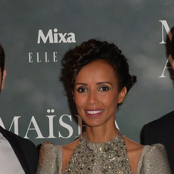 Exclusif - Pascal Molina, Dimitri Theuriau avec Sonia Rolland - Soirée des 15 ans de l'association "Maïsha Africa" de Sonia Rolland au Pavillon Cambon à Paris le 19 septembre 2016. © Veeren-Moreau/Bestimage