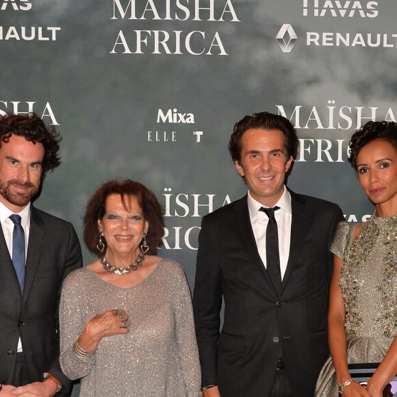 Exclusif - Mathias Vicherat, Claudia Cardinale, Yannick Bolloré, Sonia Rolland - Soirée des 15 ans de l'association "Maïsha Africa" de Sonia Rolland au Pavillon Cambon à Paris le 19 septembre 2016. © Veeren-Moreau/Bestimage