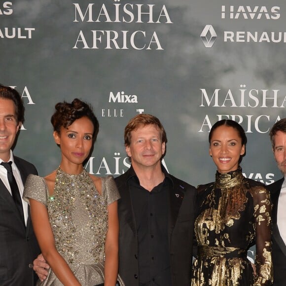 Exclusif - Yannick Bolloré, Sonia Rolland, Lorenz Baümer, Noémie Lenoir, Jalil Lespert - Soirée des 15 ans de l'association "Maïsha Africa" de Sonia Rolland au Pavillon Cambon à Paris le 19 septembre 2016. © Veeren-Moreau/Bestimage