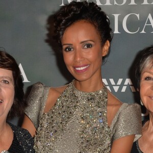 Exclusif - Sonia Rolland avec Monique Blachère et Sylvie Mougin, bénévoles de l'association Maïsha Africa - Soirée des 15 ans de l'association "Maïsha Africa" de Sonia Rolland au Pavillon Cambon à Paris le 19 septembre 2016. © Veeren-Moreau/Bestimage