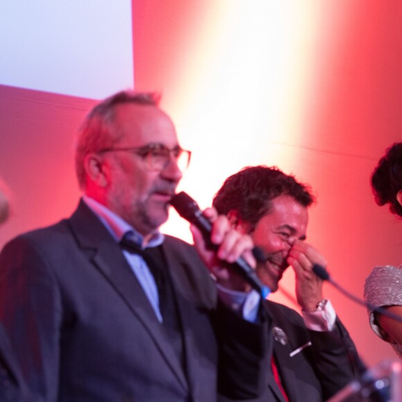 Exclusif -Antoine Duléry, Bernard Montiel, Sonia Rolland - Soirée des 15 ans de l'association "Maïsha Africa" de Sonia Rolland au Pavillon Cambon à Paris le 19 septembre 2016. © Veeren-