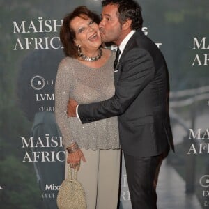 Exclusif - Claudia Cardinale, Bernard Montiel - Soirée des 15 ans de l'association "Maïsha Africa" de Sonia Rolland au Pavillon Cambon à Paris le 19 septembre 2016. © Veeren-Moreau/Bestimage