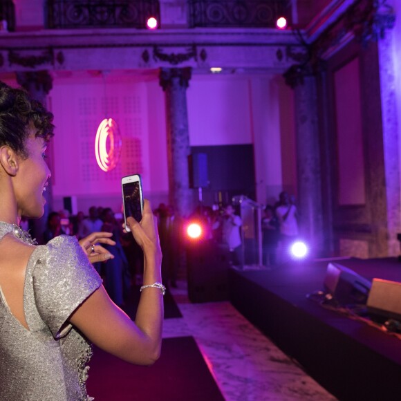 Exclusif -Imany et Sonia Rolland - Soirée des 15 ans de l'association "Maïsha Africa" de Sonia Rolland au Pavillon Cambon à Paris le 19 septembre 2016. © Veeren-Moreau/Bestimage