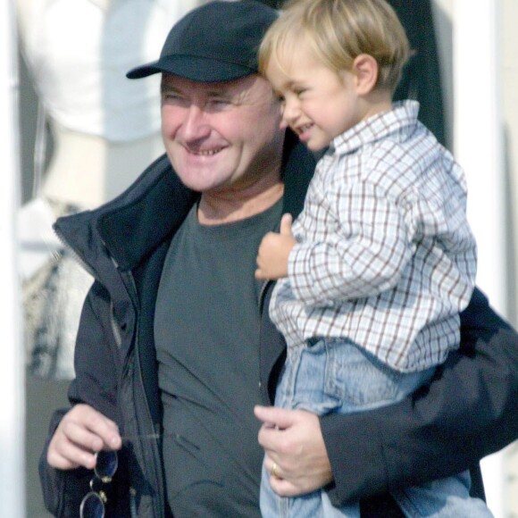 Phil Collins et son fils à Sunset Strip, le 29 octobre 2003