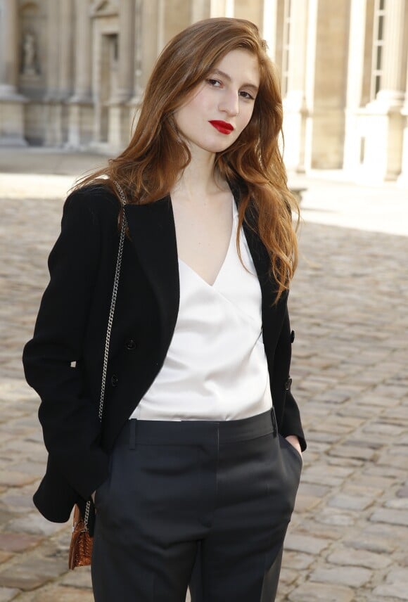 Agathe Bonitzer - People au défilé de mode "Christian Dior", collection prêt-à-porter automne-hiver 2015/2016, à Paris. Le 6 mars 2015