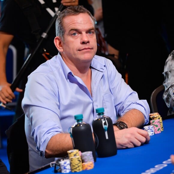 Exclusif - Le chanteur Garou participe au tournoi de poker Monte-carlo One Drop Extravaganza au casino de Monte-Carlo, ce tournoi caritatif donné au profit de la fondation One Drop de Guy Laliberté est réservé seulement aux riches amateurs capable de miser 1 million d'euros à Monaco le 14 octobre 2016.