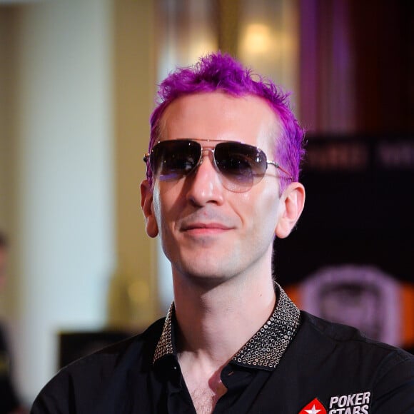 Exclusif - Bertrand Grospellier dit ELKY -Le chanteur Garou participe au tournoi de poker Monte-carlo One Drop Extravaganza au casino de Monte-Carlo, ce tournoi caritatif donné au profit de la fondation One Drop de Guy Laliberté est réservé seulement aux riches amateurs capable de miser 1 million d'euros à Monaco le 14 octobre 2016.