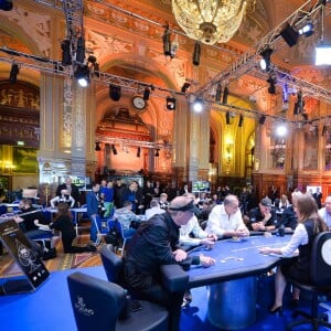 Exclusif - Le chanteur Garou participe au tournoi de poker Monte-carlo One Drop Extravaganza au casino de Monte-Carlo, ce tournoi caritatif donné au profit de la fondation One Drop de Guy Laliberté est réservé seulement aux riches amateurs capable de miser 1 million d'euros à Monaco le 14 octobre 2016.