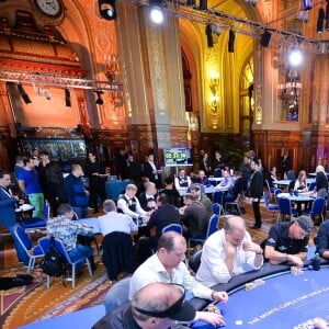 Exclusif - Le chanteur Garou participe au tournoi de poker Monte-carlo One Drop Extravaganza au casino de Monte-Carlo, ce tournoi caritatif donné au profit de la fondation One Drop de Guy Laliberté est réservé seulement aux riches amateurs capable de miser 1 million d'euros à Monaco le 14 octobre 2016.