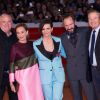 Saul Zaentz, Kristin Scott Thomas, Juliette Binoche, Ralph Fiennes et Julian Wadham - Projection du film ''Le Patient Anglais" lors du Festival du Film à Rome, Italie, le 22 octobre 2016. © Evandro Inetti/Zuma Press/Bestimage