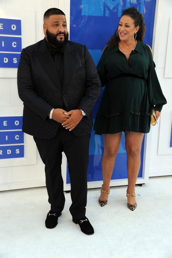 DJ Khaled, Nicole Tuck à la soirée des MTV Video Music Awards 2016 à Madison Square Garden à New York City, New York, Etats-Unis, le 28 août 2016.