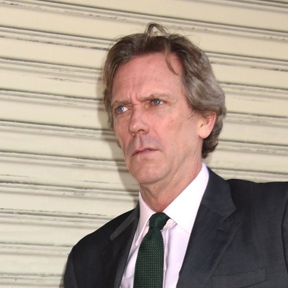 Hugh Laurie honoré sur le Walk Of Fame, à Los Angeles, le 25 octobre 2016.