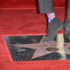 Hugh Laurie honoré sur le Walk Of Fame, à Los Angeles, le 25 octobre 2016.