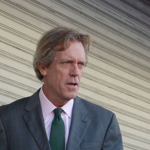 Hugh Laurie honoré sur le Walk Of Fame, à Los Angeles, le 25 octobre 2016.