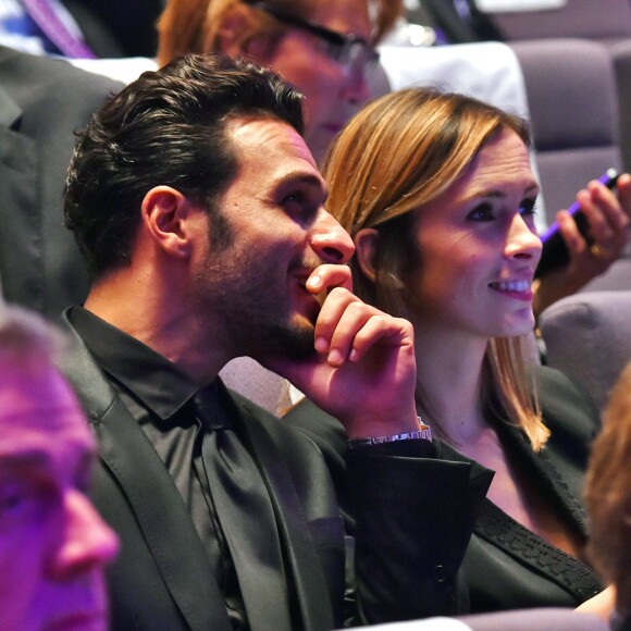 Maxim Nucci (Yodelice) et Isabelle Ithurburu assistaient à la cérémonie des Sportel Awards, au Grimaldi Forum à Monaco le 25 octobre 2016. La journaliste de Canal+ faisait partie du Jury du Prix de la Publicité lors de cet événement qui récompense les plus belles vidéos de sport et les plus beaux ouvrages illustrés sur le sport, à Monaco, le 25 octobre 2016. © Bruno Bebert/Bestimage