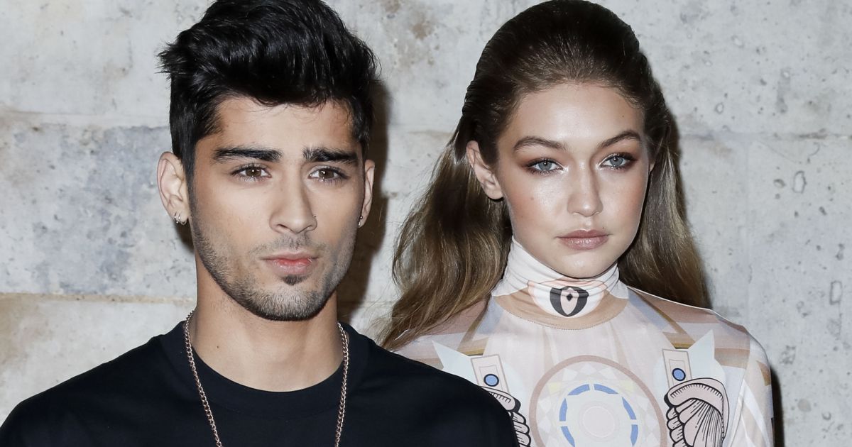 Gigi Hadid Et Son Compagnon Zayn Malik People Au Défilé De Mode Prêt à Porter Printemps été 