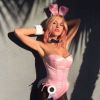 Photo d'Ashley Smith habillée en Playboy Bunny. Octobre 2016.