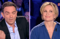 Yann Moix a envie de mourir lorsqu'il écoute Patricia Kaas chanter. Le polémiste s'explique face à l'artiste dans "On n'est pas couché" sur France 2, le 29 octobre 2016.