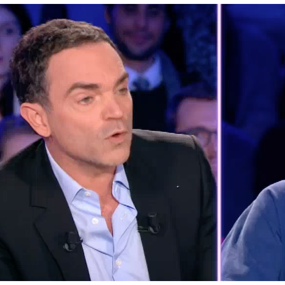 Yann Moix a envie de mourir lorsqu'il écoute Patricia Kaas chanter. Le polémiste s'explique face à l'artiste dans "On n'est pas couché" sur France 2, le 29 octobre 2016.