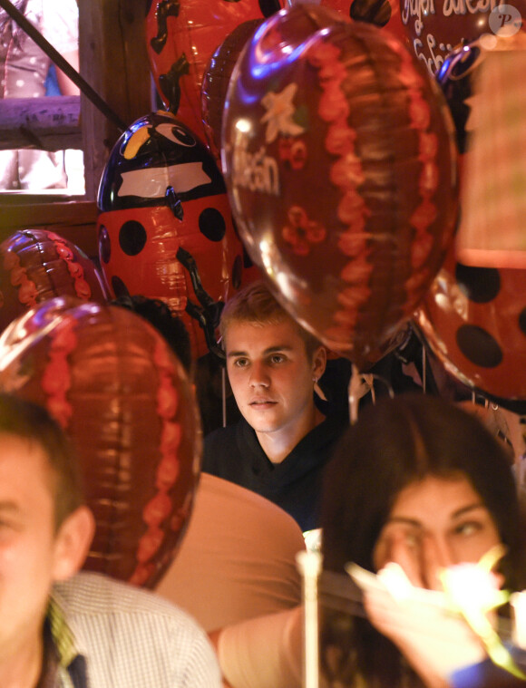Justin Bieber lors de la fête de la bière "Oktoberfest" à Munich. Le 17 septembre 2016